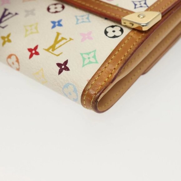 LOUIS VUITTON Multicolor Porte Monnaie Billets Cartes Credit M92983 Auth 130792 - Picture 5 of 16